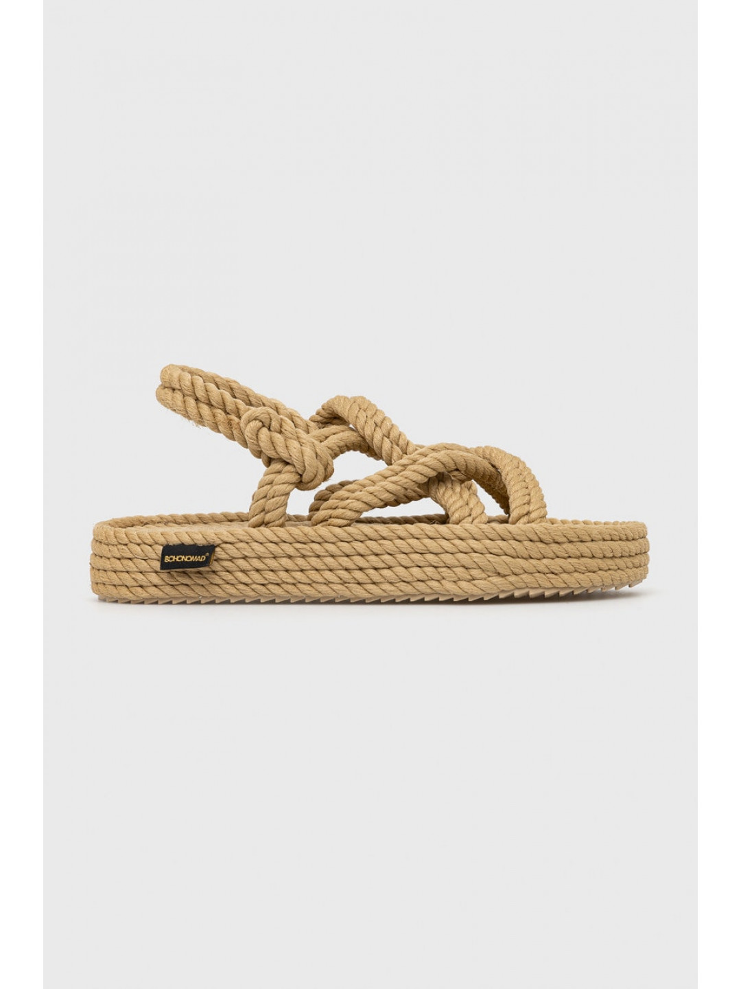 Sandály Bohonomad Bodrum dámské béžová barva na platformě